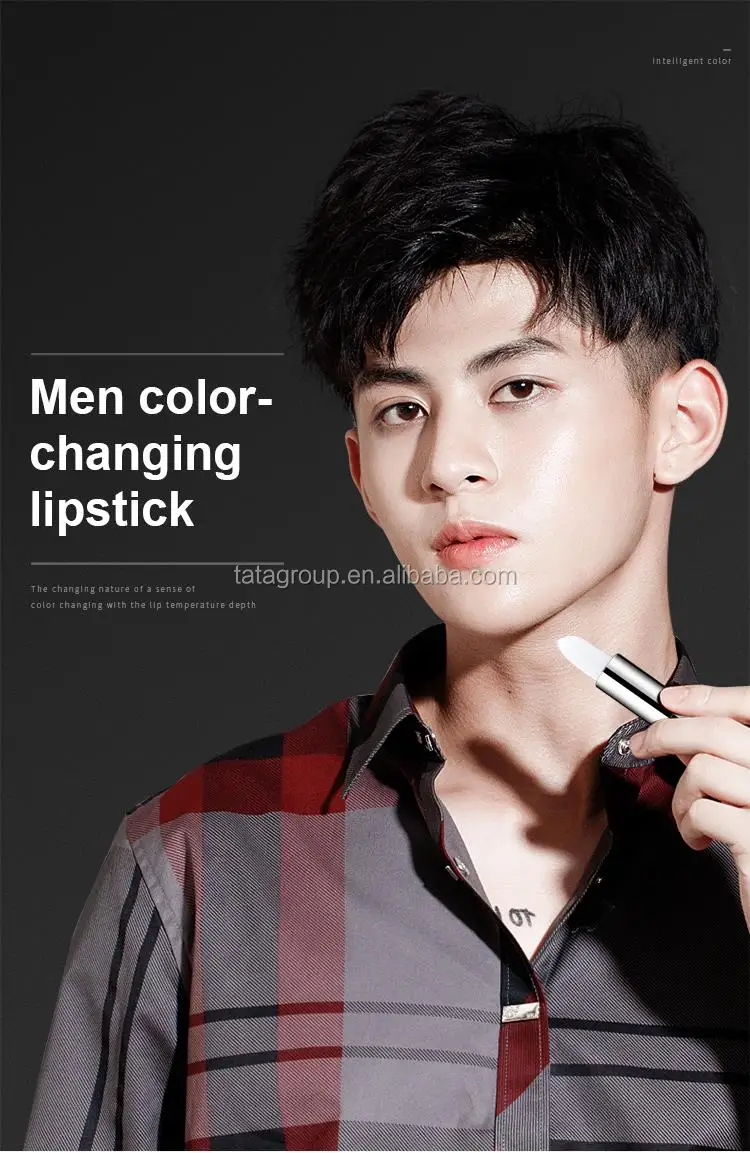 China Manufacturer Wholesale Own Brand Temperature Color Change Makeup OEM Lipstick For Men