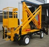 trailer mounted track elevated work platform fine boom lift