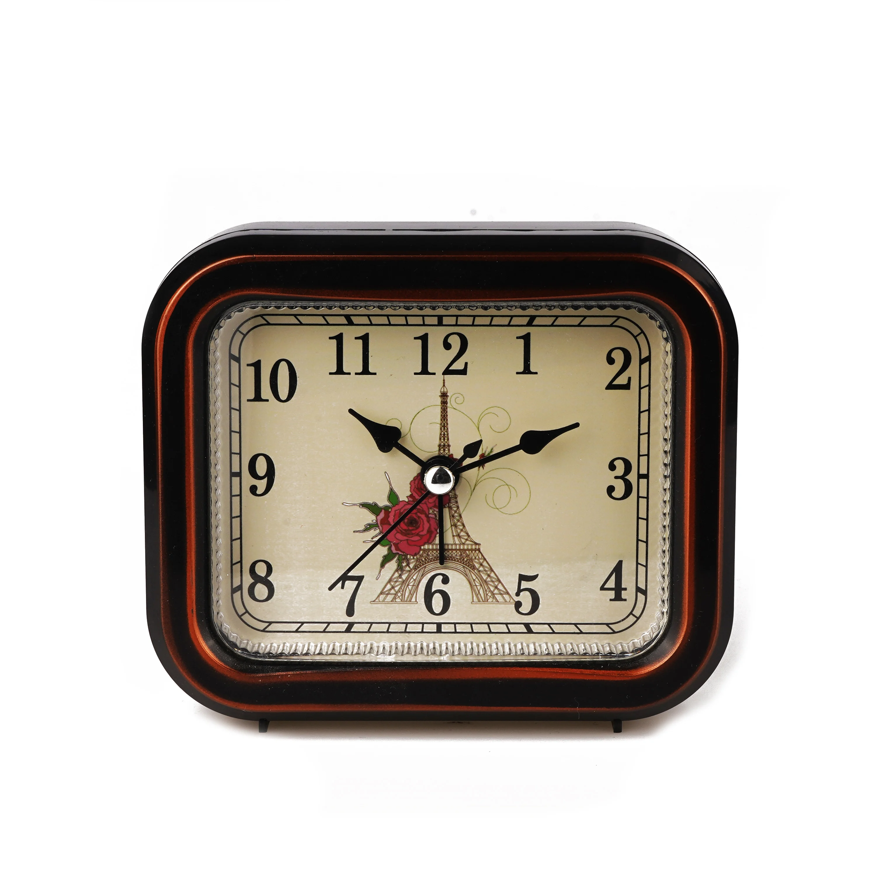 复古风格设计桌面矩形闹钟