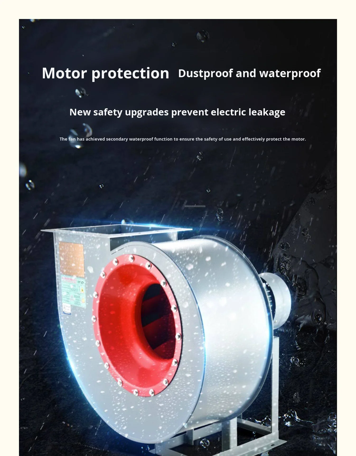 Centrifugal Fan, 4-72, 960-2900rpm, Waterproof - detail 30