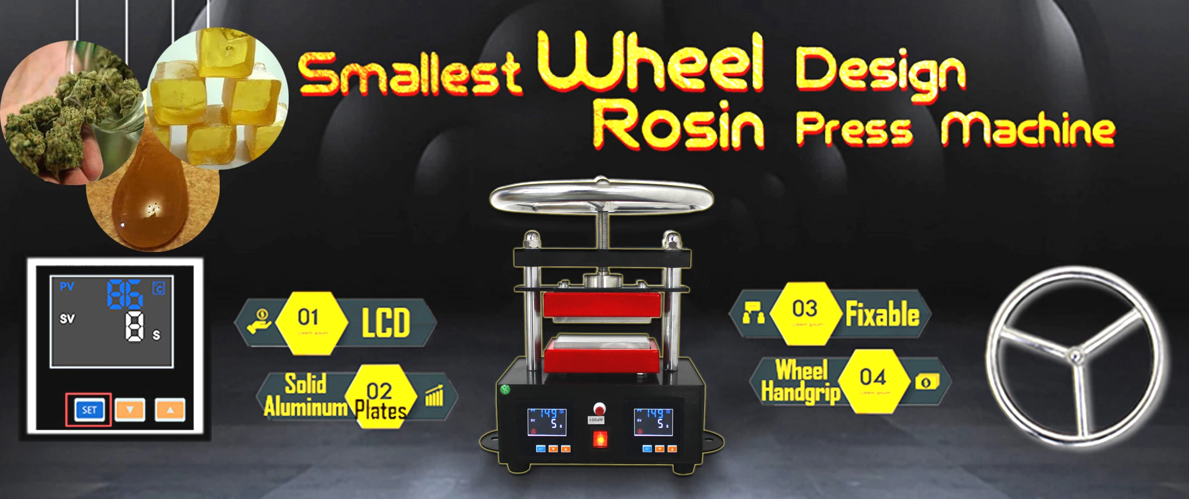 Hot Sale  Manual Rosin Heat Press Hydraulic Label Heat Press Heat Press Machine