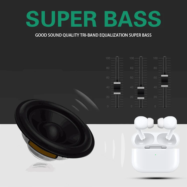Best 1:1 Earbuds Air TWS Pods Pro 3 Bluetooths Earphones Rename Change GPS Wireless Headphone Super Bass Headset PK i100000 - ANKUX.COM