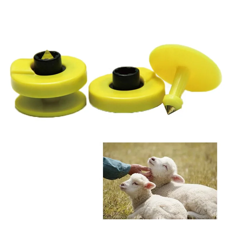 新产品 13.56mhz (hf) uhf rfid 绵羊有源 rfid 耳标