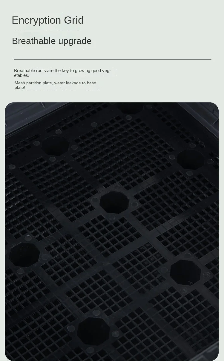 现代环保注塑塑料大型蔬菜种植箱花盆，带阳台和屋顶切割服务