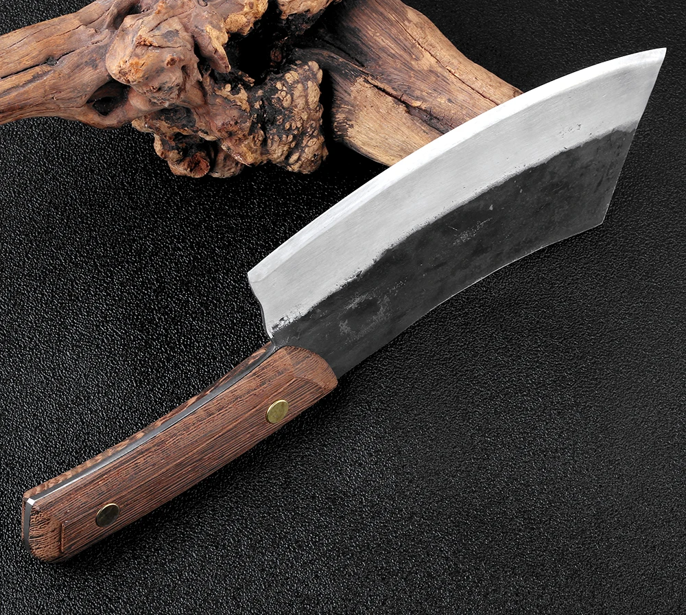 XITUO Forged Kitchen Chef Knife Traditional Handmade Clip Steel Slicing Meat Vegetable Multifunctional Butcher Knives Clad Steel