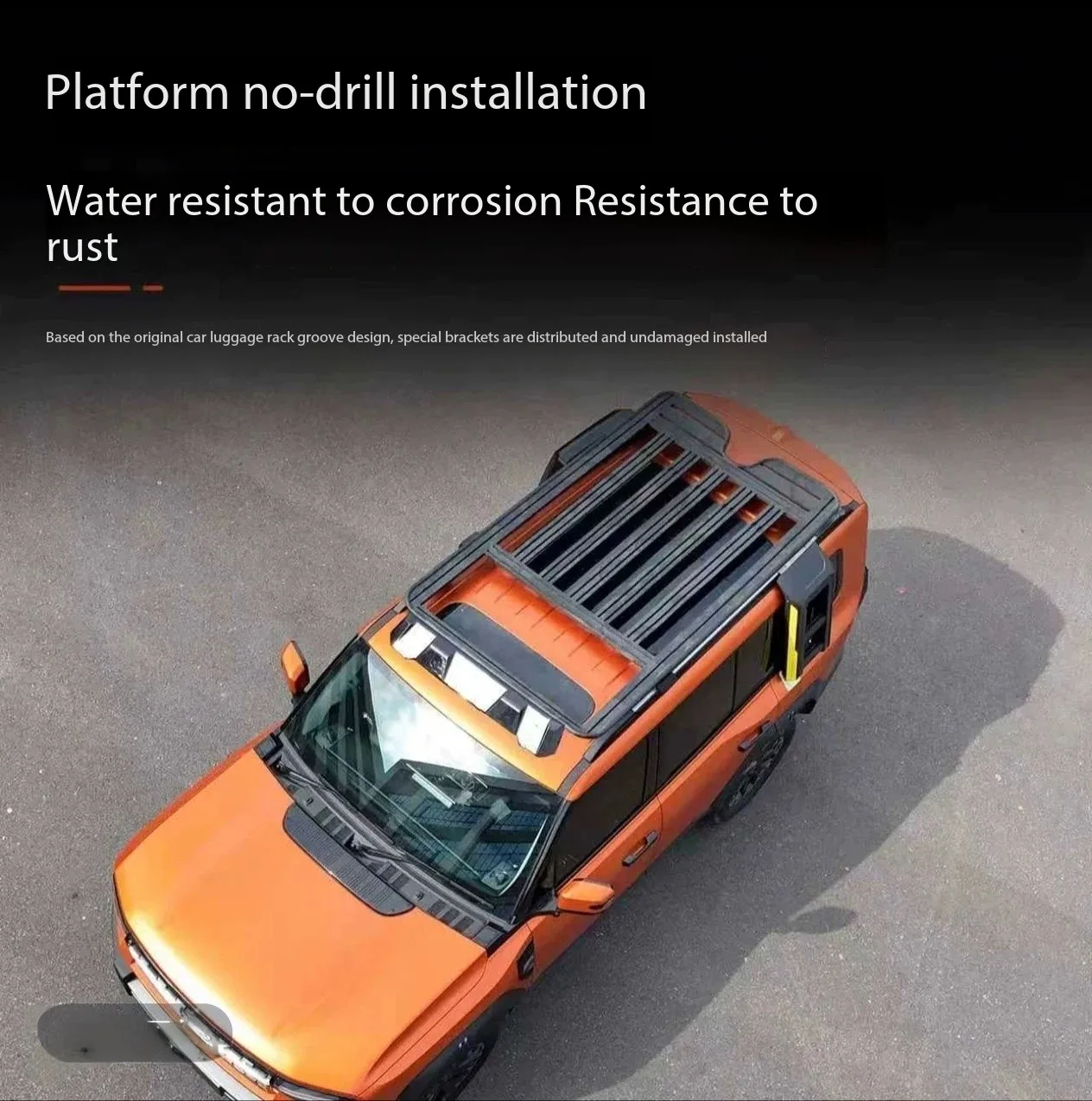 Platform Modification Roof Luggage Rack, Roof Platform Modification for Folding Ladder ...