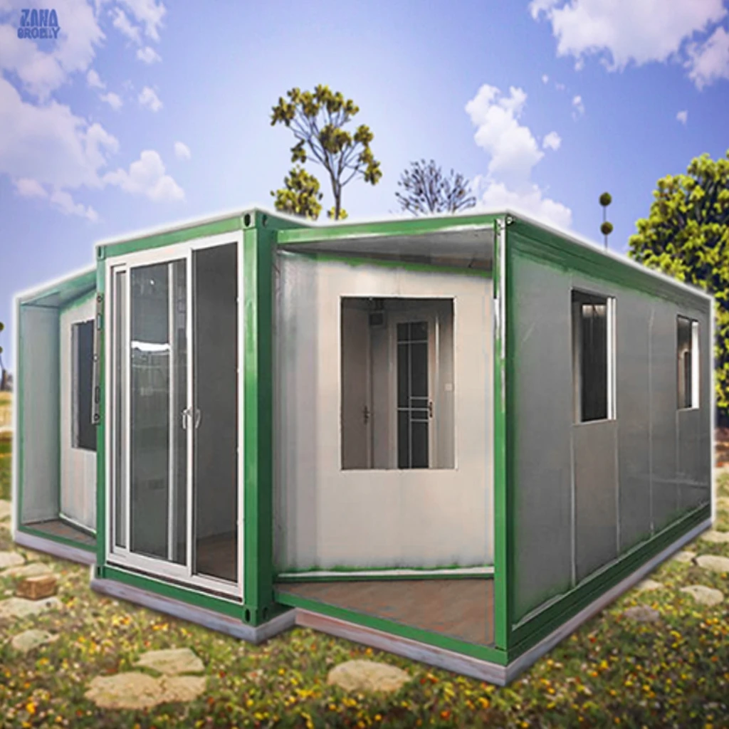 product wholesale container house prefabricated steel structure hotel 2 bedroom movable house fully furnished prefabricated house747-7