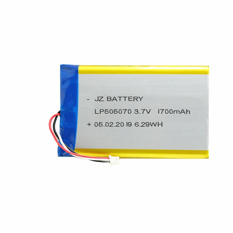 LP505070 3.7V 1700mAh