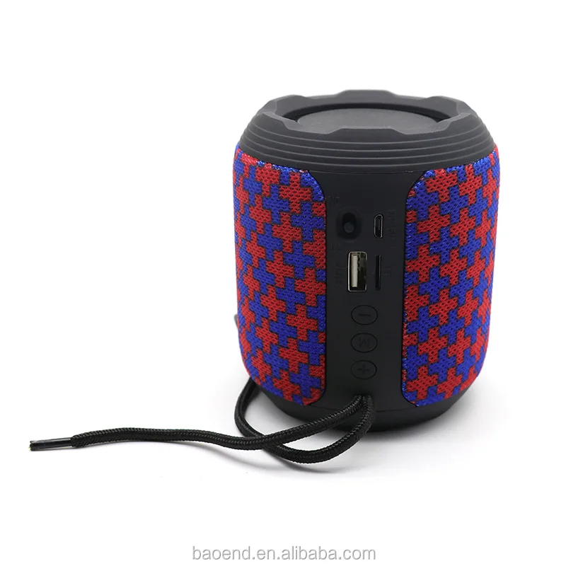 Slc073 Bluetooth speaker box subwoofer, mini sound box portable unique wireless speakers outdoor trolley speaker with mic - ANKUX.COM