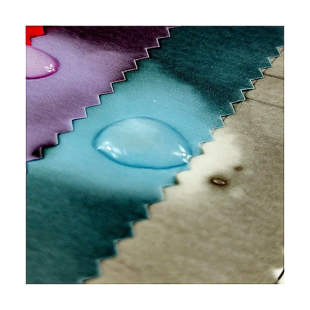 
300T polyester pongee Supply new varieties of temperature-sensitive color-changing cloth skin-sensitive coating fabric 