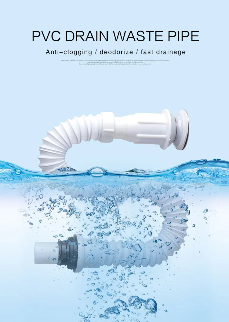 Basin Drain Pipes Pvc Flexible Wash Basin Kitchen Sink Drain Hose Buy