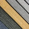 free samples polyester woven textile plain george dobby check jute fabric price