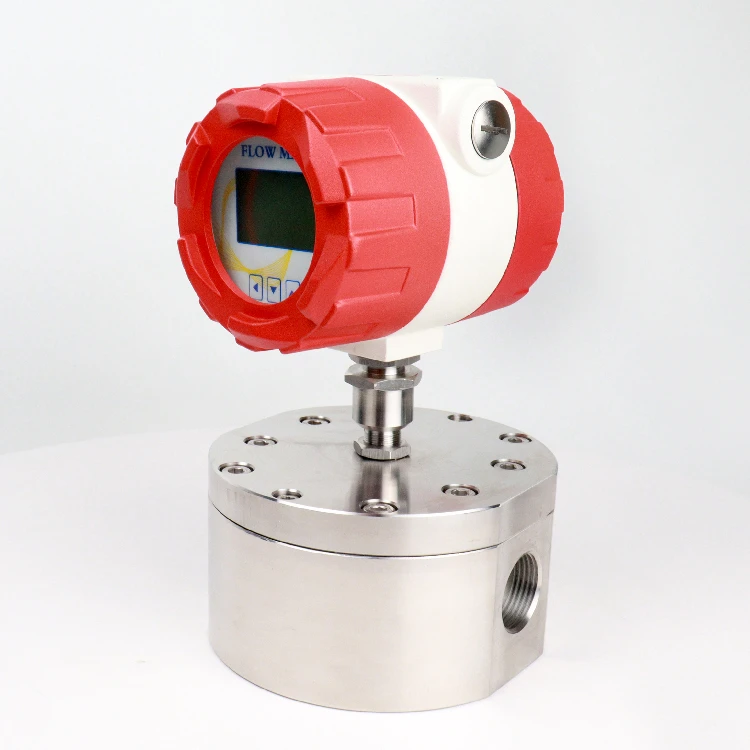RS485 Oval Gear Flow Meter Stainless Steel 304 316 LCD Digital Display ...