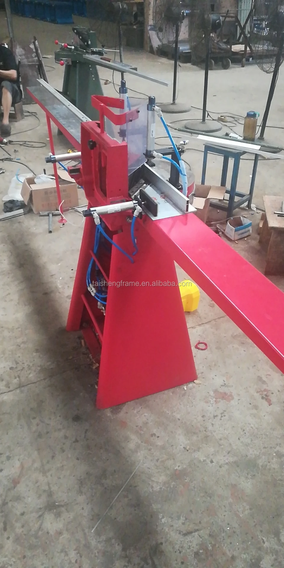 Tsj11p Pneumatic Frame Cutting Machine Angle Frame Cutter New Design