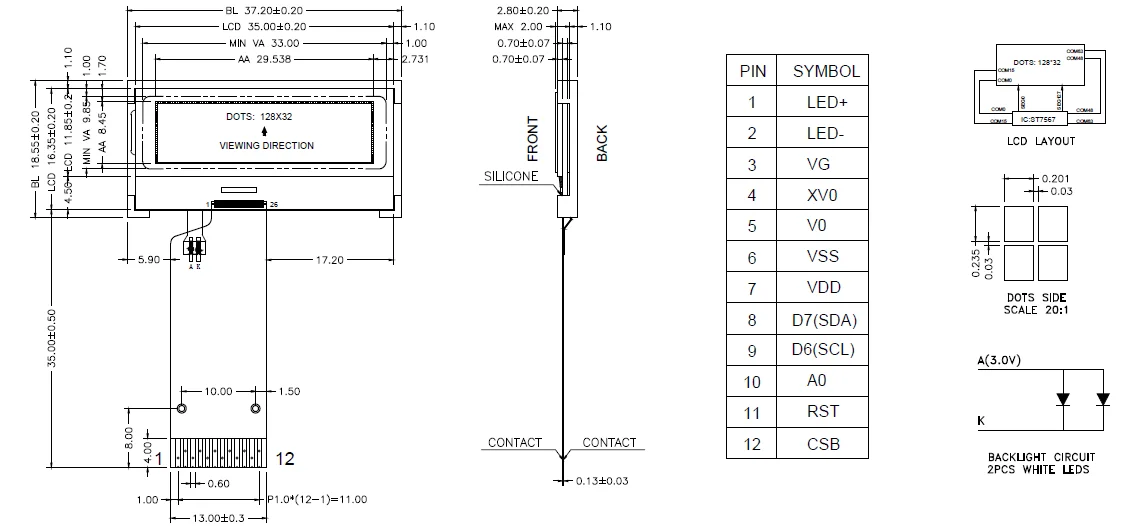 Тип lcd матрицы