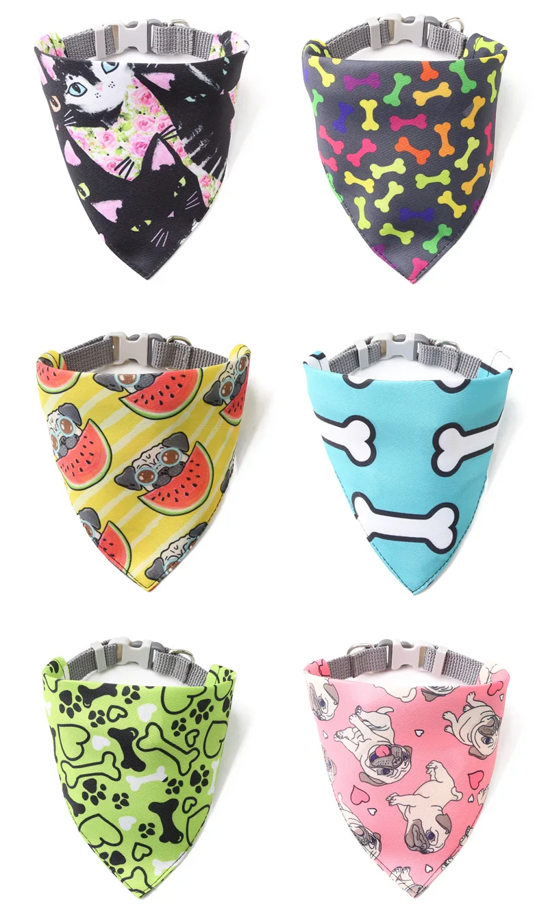 Kinyu Wholesale Sublimation Custom Bandana Scarf Pet Dog Bandana Customized Buy Dog Bandana