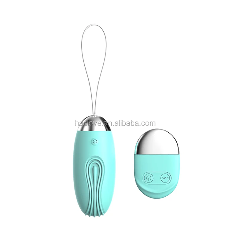 Pink and mint green color options for wireless clitoral vibrator egg