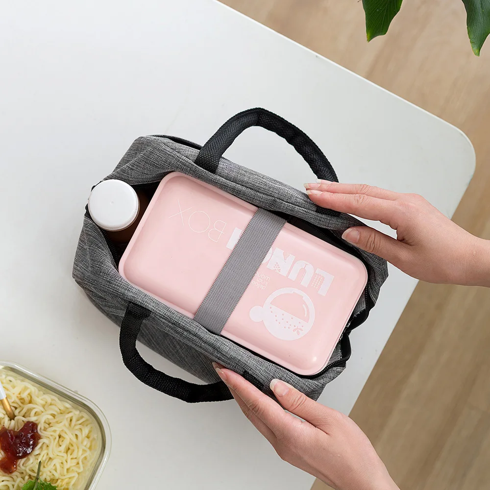 Women Thermal Bento Tote Lunch Box Container Snack Storage Cooler Eco