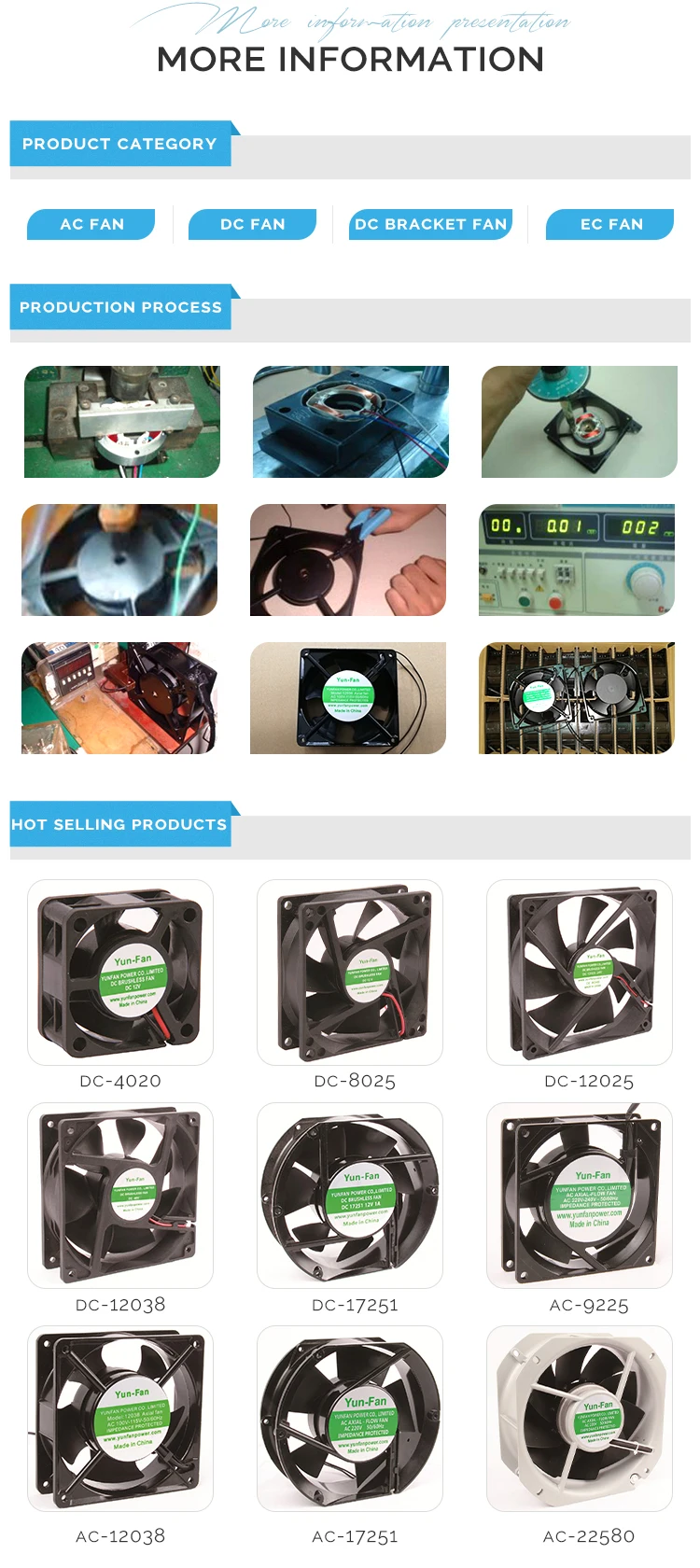 Axial Air Cooling Fan, 24V, 6025, Brushless, 12v - detail 10