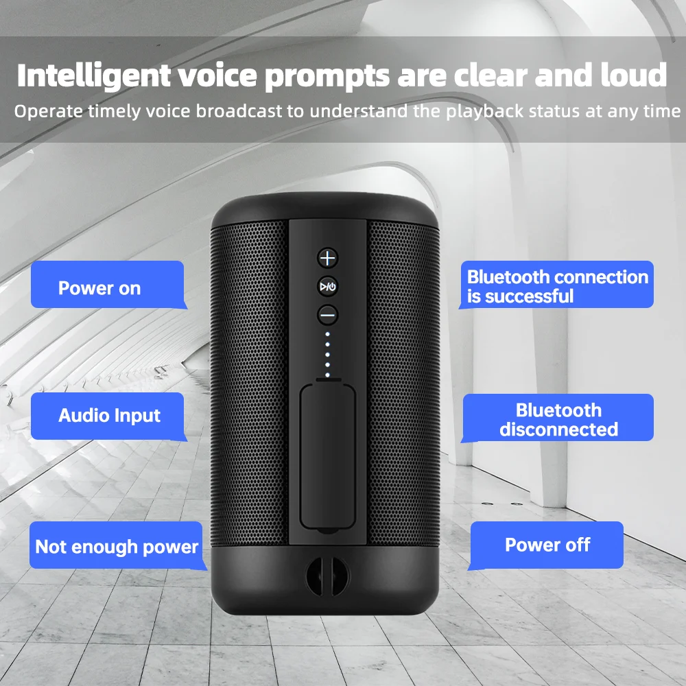 Latest Power Bank Portable Waterproof Bluetooth Outdoor Speaker - ANKUX.COM