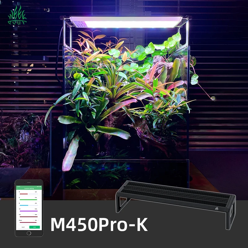 WEEK AQUA M450pro Full Spectrum Wifi Controller LED Aquarium Light