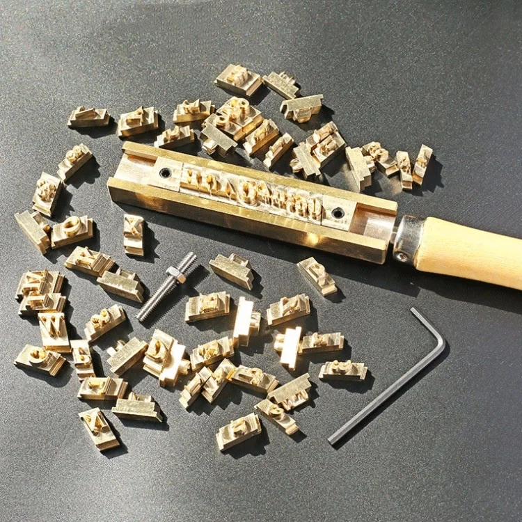 Custom Brass Copper Letters Stamp Mold Die Cut Embossing Mold Brass
