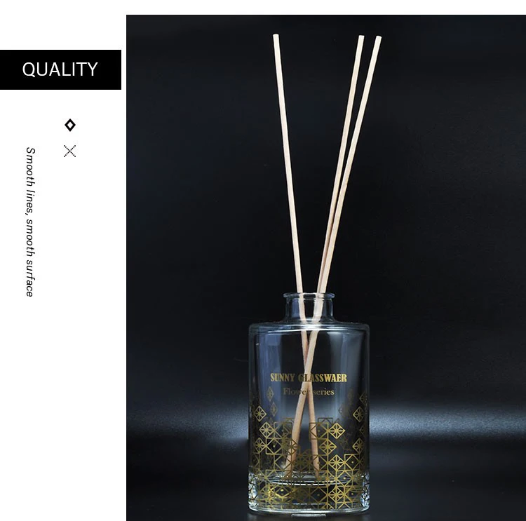 empty reed diffuser glass bottle