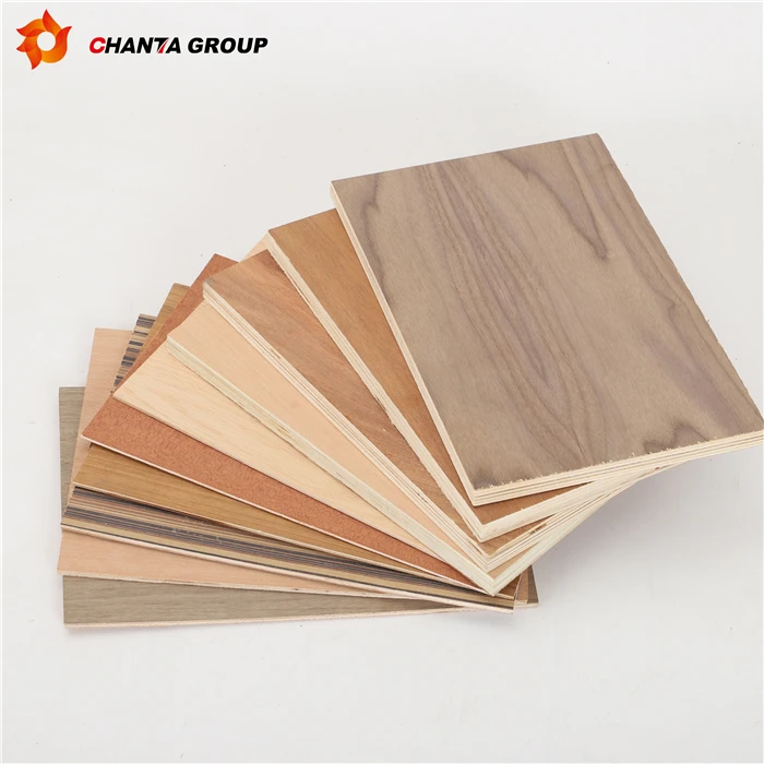 CHANTA E0 E1 E2 glue  prefinished fancy plywood  walnut veneer plywood