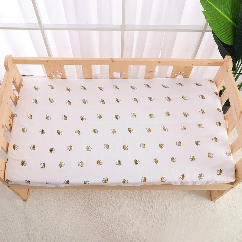 Top Quality Baby Organic Cotton Muslin Crib Sheet Buy Muslin Crib