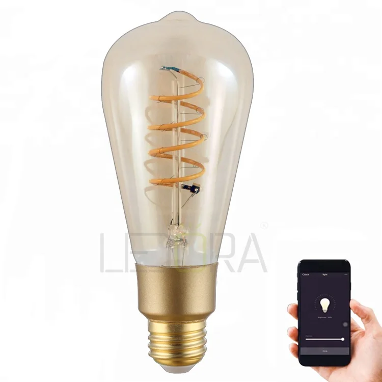 Homebrite smart wifi led bulb E27 wifi home dimmable white works with Amazon Alexa Google Assistant