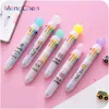 New design cute korean stationery student fancy gifts high quality promotion supplies wholesale 0.5mm ballpoint plastic pen
