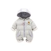 2019 New Winter Thickening Bear Pattern Clothing Boys and Girls Romper Factory Direct Sales