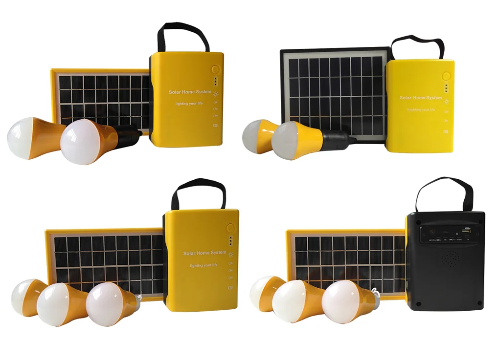 ESG Portable Home Lighting And Phone Charging Solar Camping Light Solar Power Kits Solar Energy System