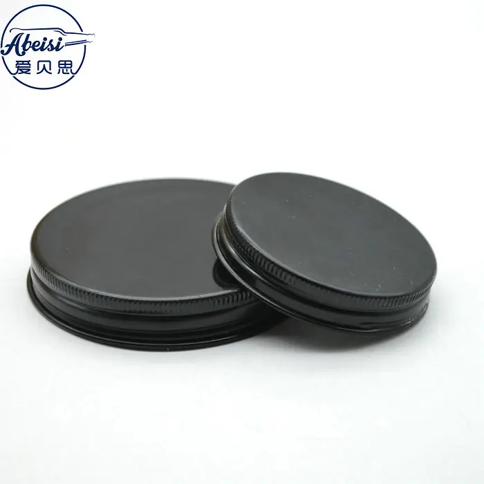 Matte Black Metal Aluminium Lid 70 400 58 400 53 400 48 400 43 400 42 400 38 400 28 400 24 400 22 400 400 View Metal Lids For Jars Abs Product Details From Xuzhou Abeisi Glass Products Co Ltd On Alibaba Com