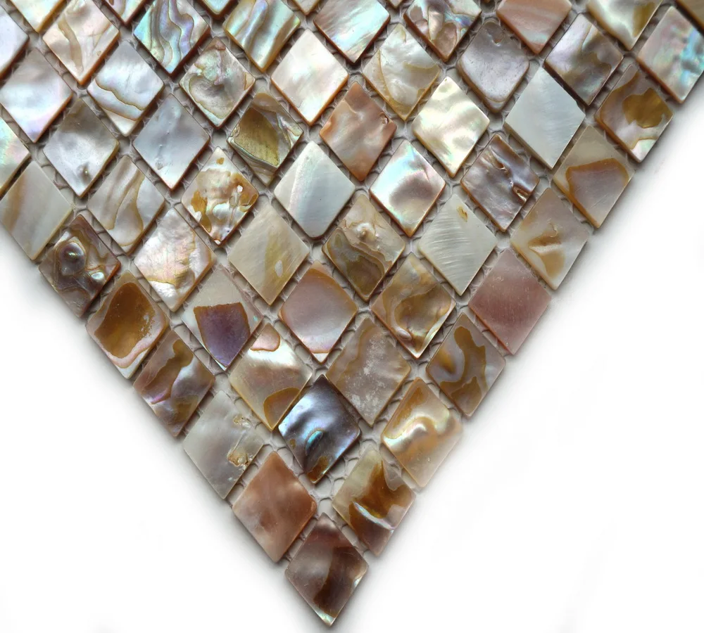 Waterjet Mother Pearl Of Shell Seashell Mosaic Tile
