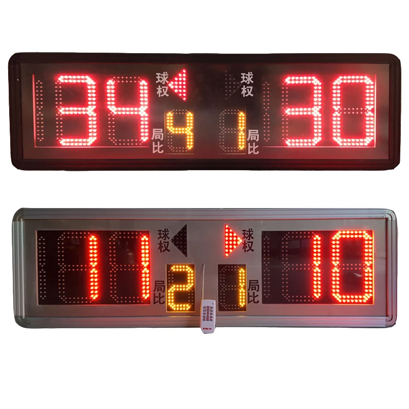 Electronic Scoreboard Table Tennis Badminton Volleyball Scoreboard Led