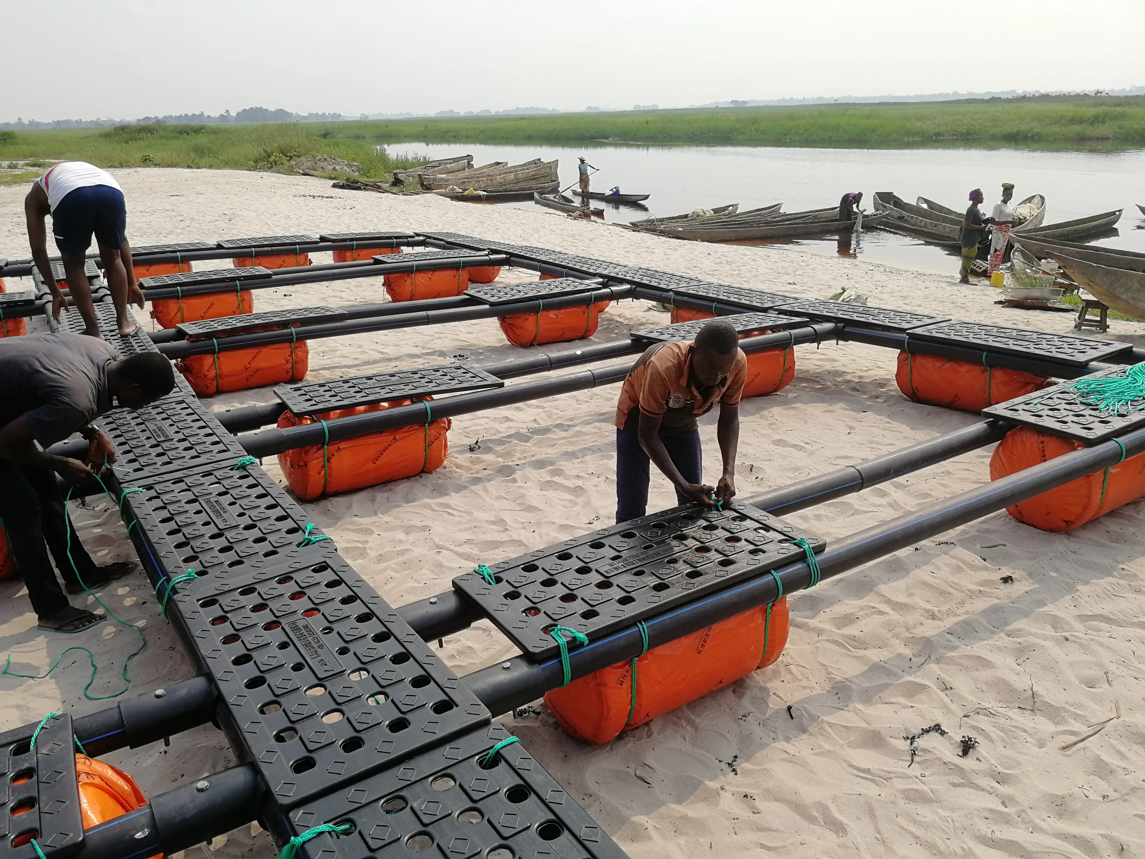 Hdpe Fish Farming Net Aquaculture Equipment Fish Farm For Grouper Fish