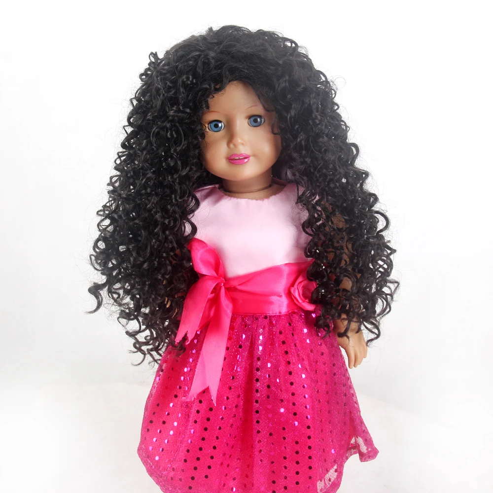 red doll wig