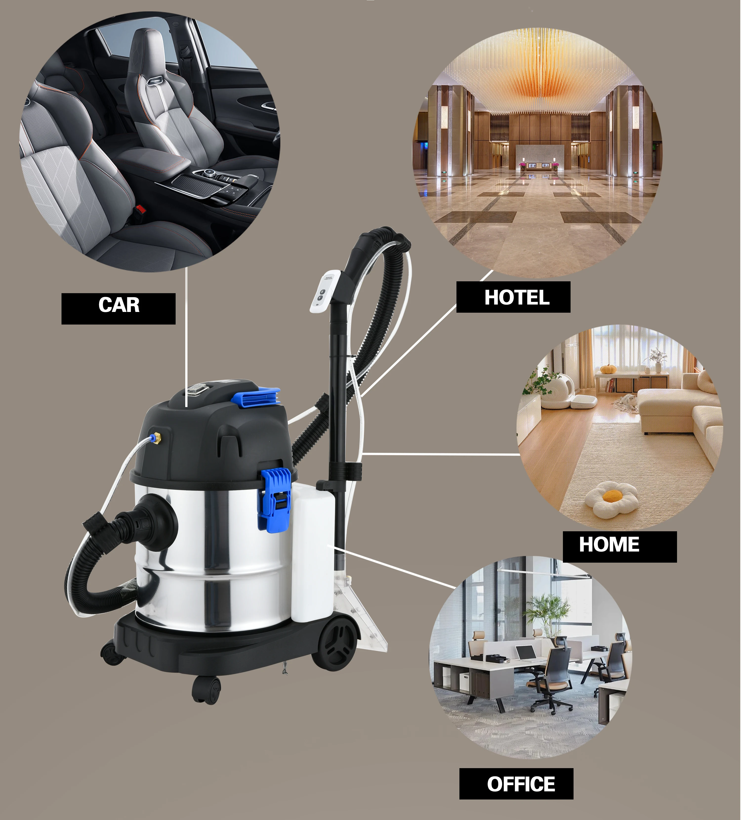 Strong Power Vacuum Cleaner Electric 220v Wet And Dry Vacuum Cleaner ...