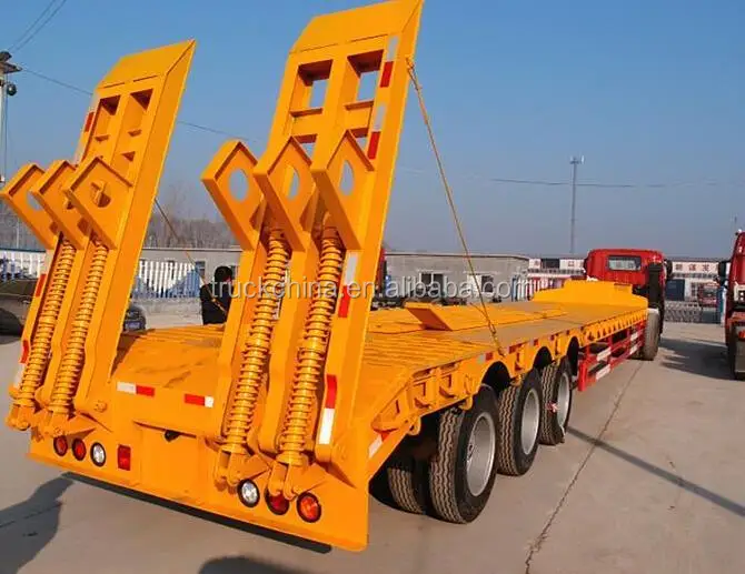 low bed semi trailer