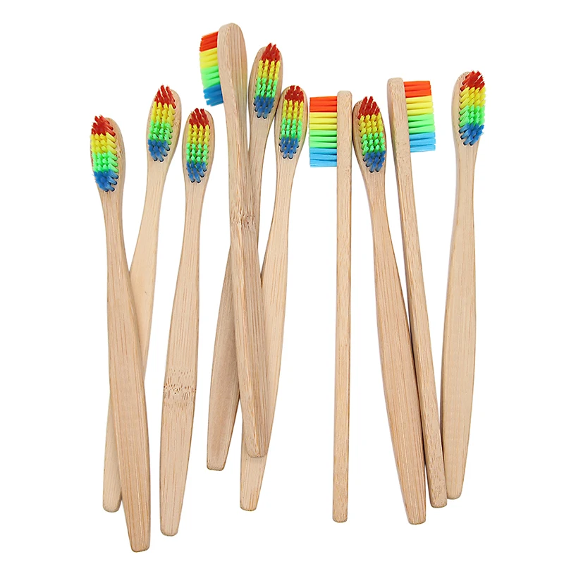 

Eco Organic Bamboo Toothbrush bambu cepillo de dientes,100 Pieces, Customized color