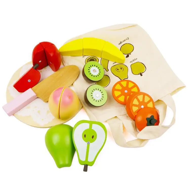 Lilalit Jouet de Cuisine en Bois avec Aimant 24 x 19 cm 22 pièces Légumes en Bois Fruits Légumes Jouet Cuisine Enfant Cuisine Educatif Jouet Apprentissage 