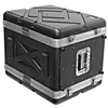 Lightweight 8 Space 8U DJ Shallow ABS Rack Case DP STAGE 8U ABS Rack Case PA DJ Medium Depth Amp Effects Utility Flight Cases