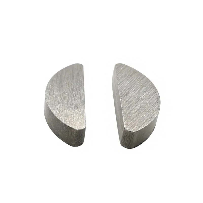 Din 6888 Carbon Steel Woodruff Keys Iso3912 Stainless Steel Crescent
