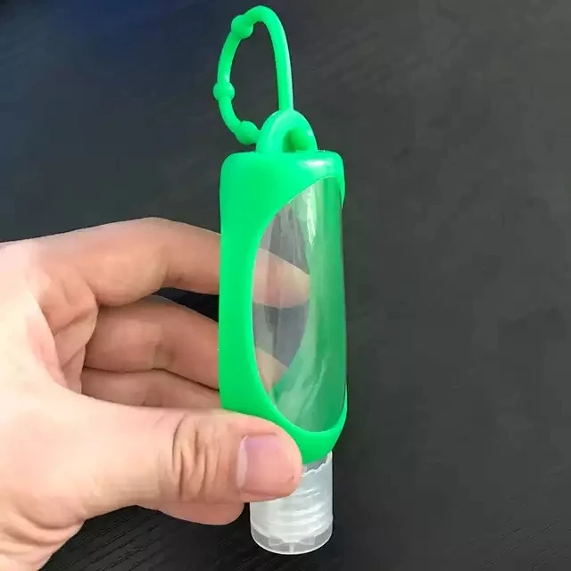 60ml Dettol Hand Sanitizer Empty Pet Bottle With Silicone Holder Case
