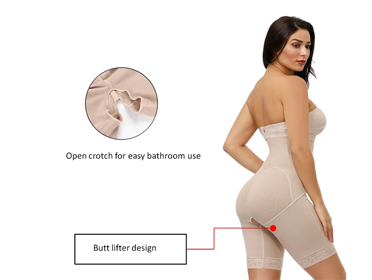 Better Nude Adjustable Straps Waist Tummy Control Weight Lose  Full Body Shapers Women
