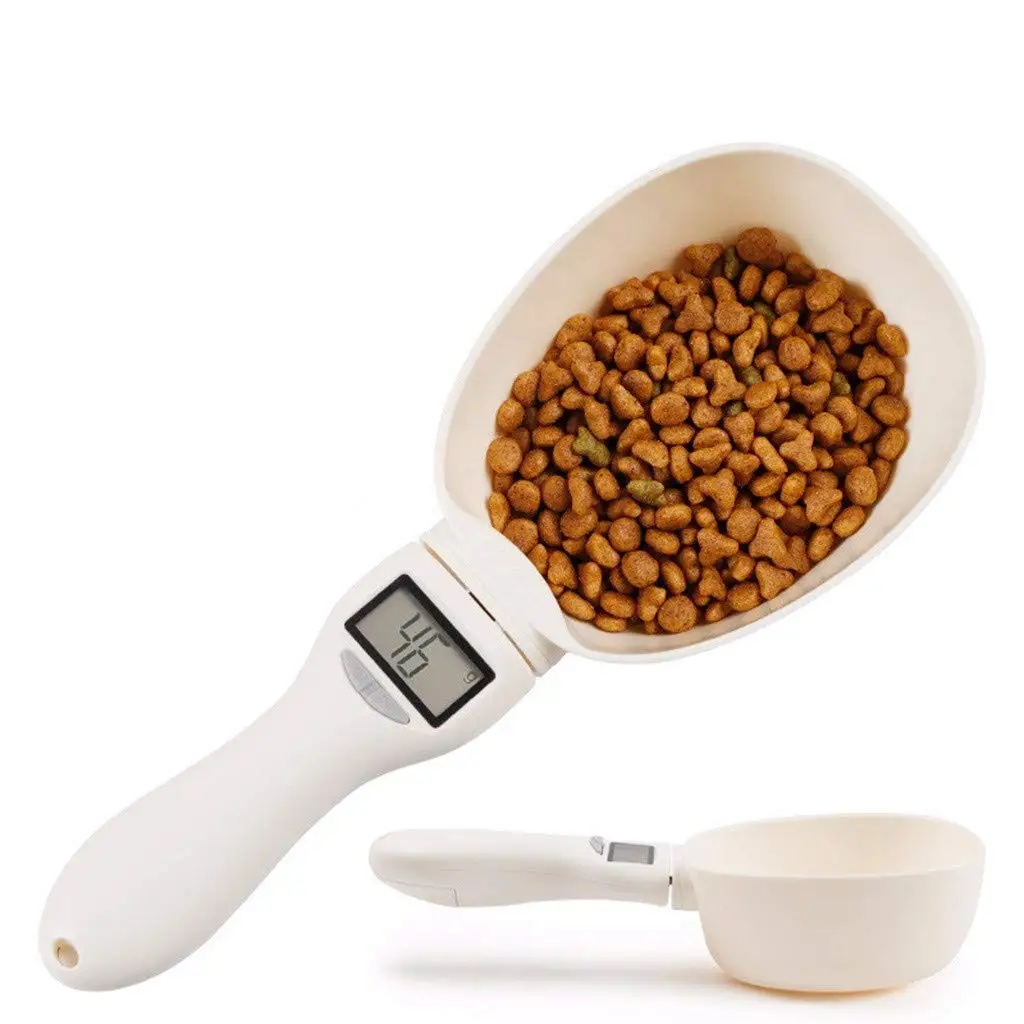 Dog Food Measuring Cup Detachable Digital Scale Spoon With Lcd Display