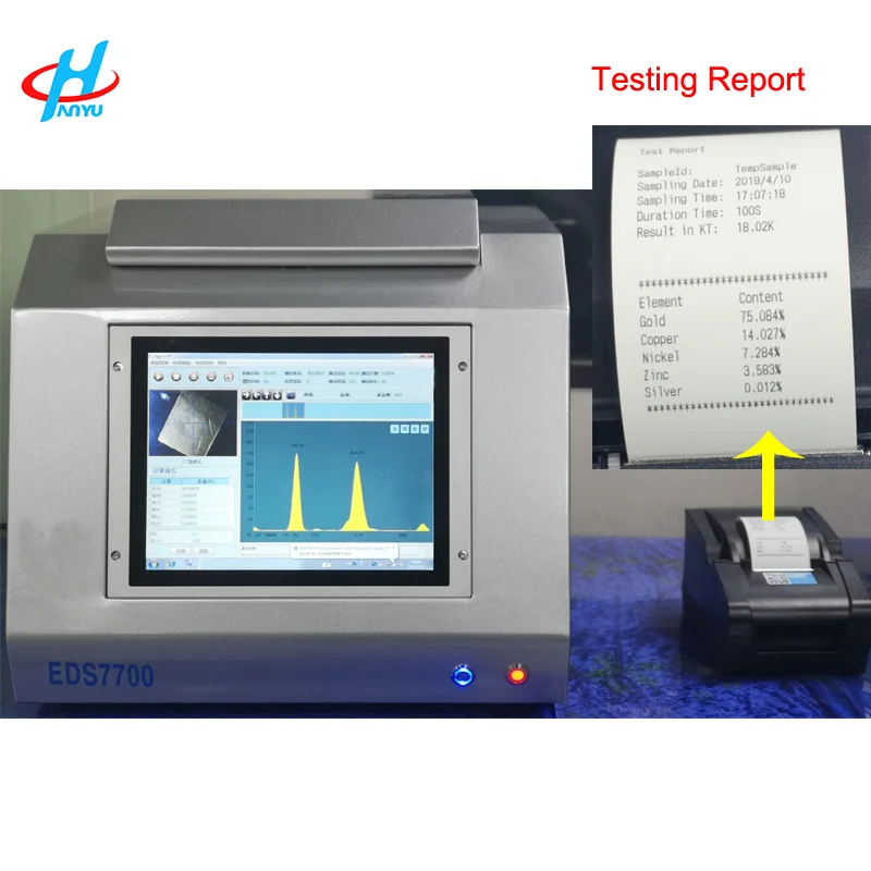 Eds3600 Xrf Gold Tester Machine/precious Metal Analyzer Buy Xrf Gold Testing Machine,Gold
