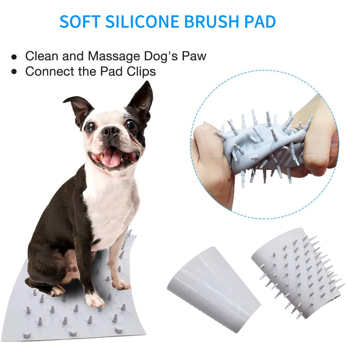 2in1 Electric Dog Paw Washer Portable Automatic Dog Paw Cleaner With