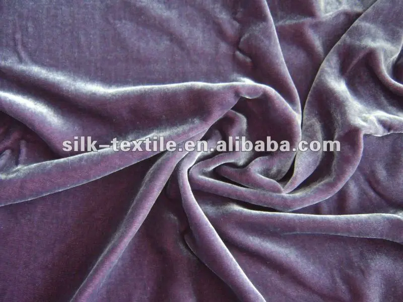 silk velvet col.grape
